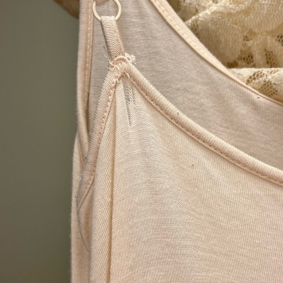 Free People Miles of Lace Sleeveless Skater Dress Medium - Picture 6 of 7